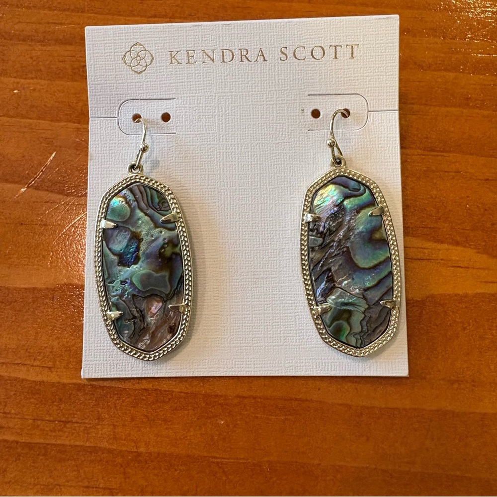 Kendra Scott Danielle Gold Drop Iridescent Shell Earrings